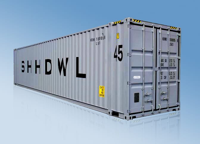 45ft pw container