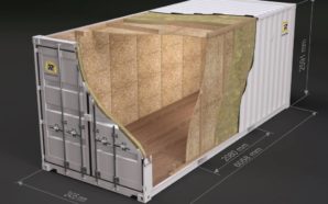 20 ft. OSB isolert container