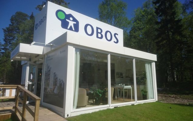 Levering av visnings-bygg til OBOS